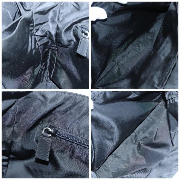 PRADA Hand Bag Nylon Black Auth yk15127 - Picture 15 of 16